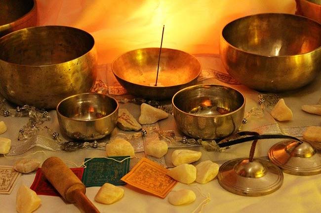 Tools used for sound healing therapy
